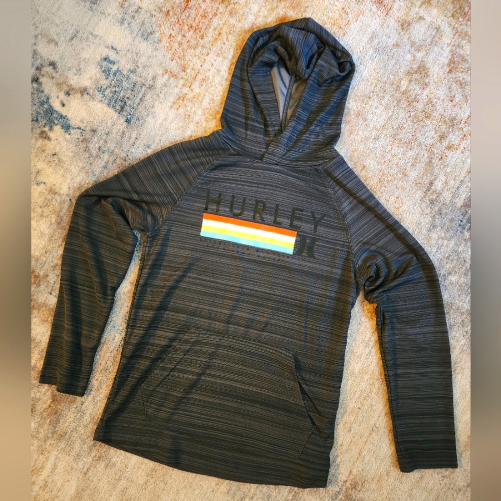 ** 2/$10 ** Hurley X20-Dri Hooded Long Sleeve Tee